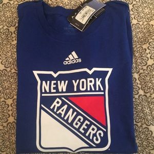 ADIDAS NY RANGERS GO TO TEE XL NEW